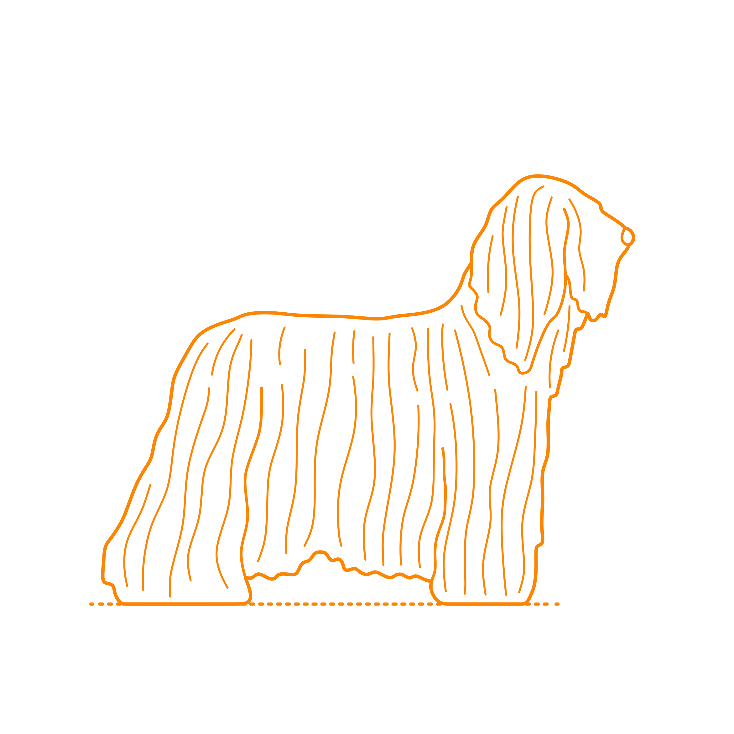 Animals Dogs Komondor Vinyl Svg File Free Vectors